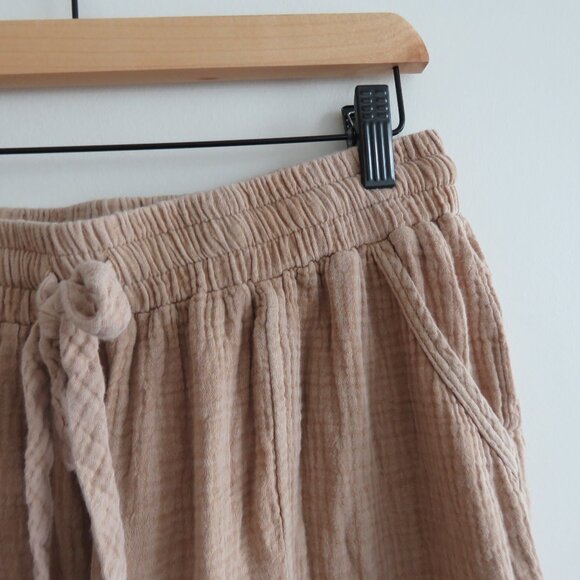 Anthropologie Tan Wide-Leg Pants - Picture 5 of 15